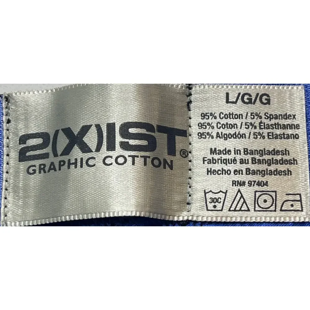 9-81 2(X)IST Men's NWT $28 Boxer Brief Trunk Cotton Stretch Underwear Large